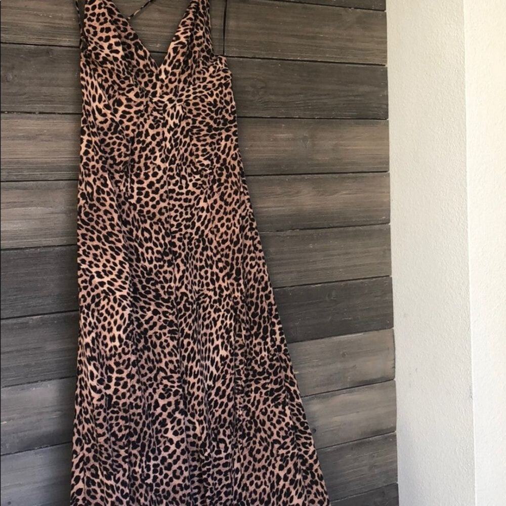 Olivaceous Leopard Jumpsuit Romper M Medium NWT